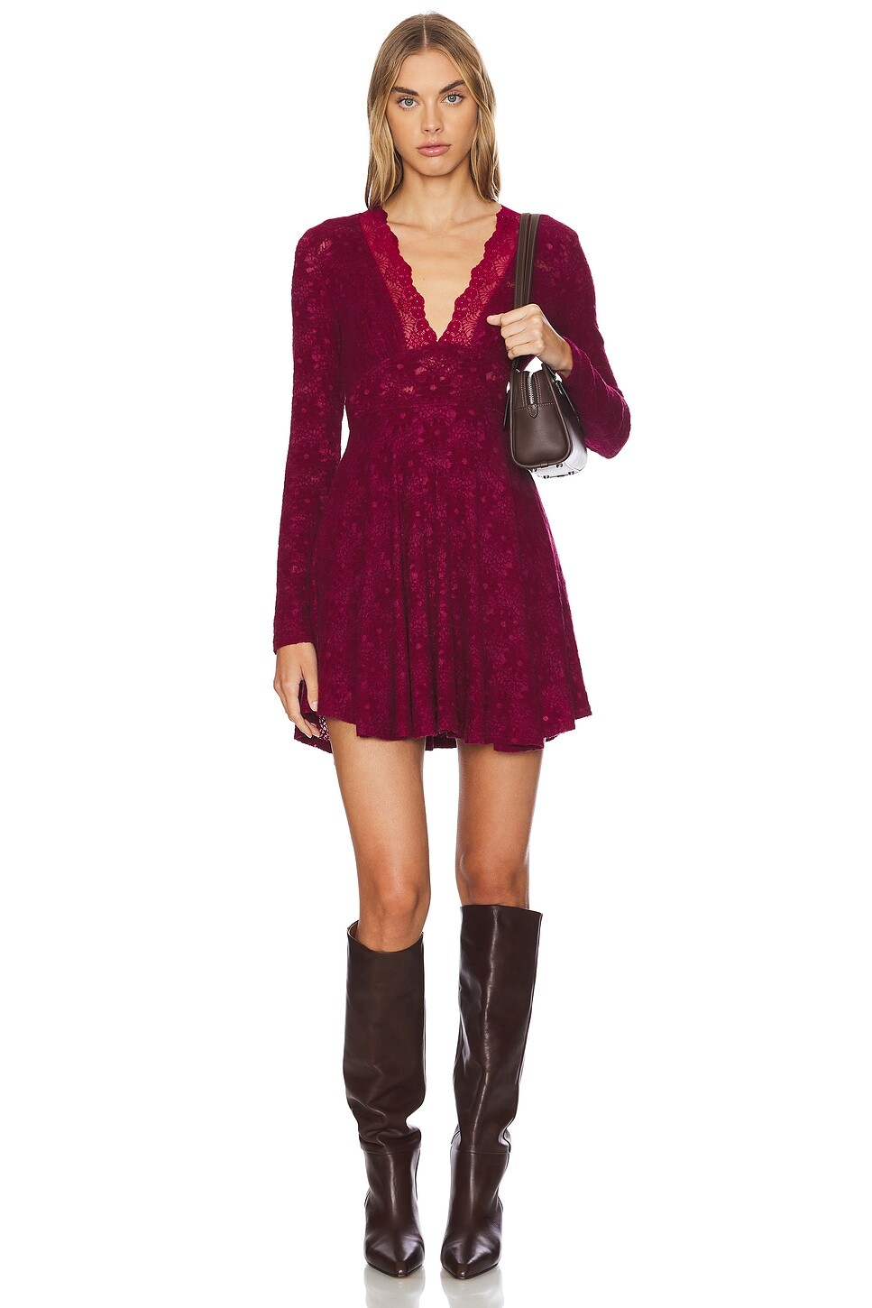 

Мини-Платье «все твое» Free People, красный
