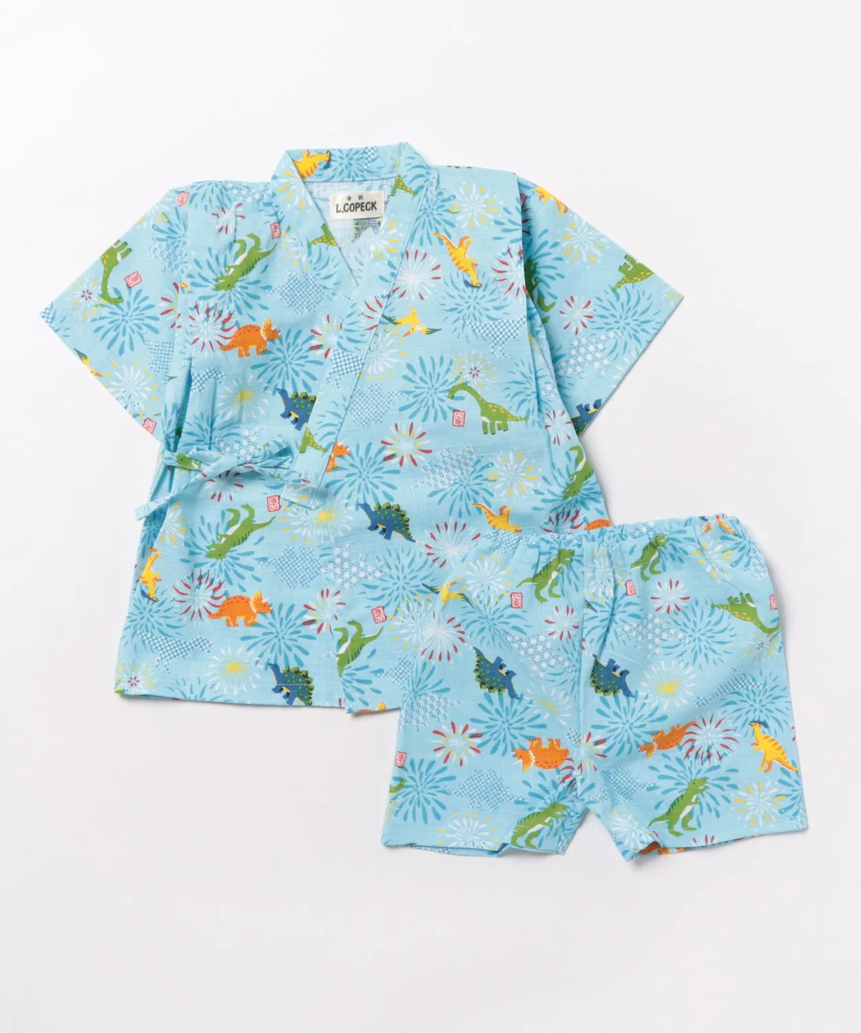 Детское кимоно Jimbei 100% хлопок L.COPECK светлый