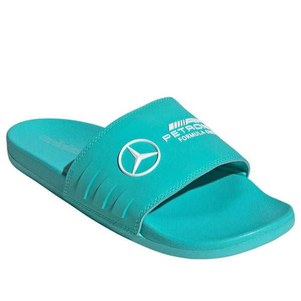 Тапочки x mercedes amg adilette slides Adidas, синий — фото 3