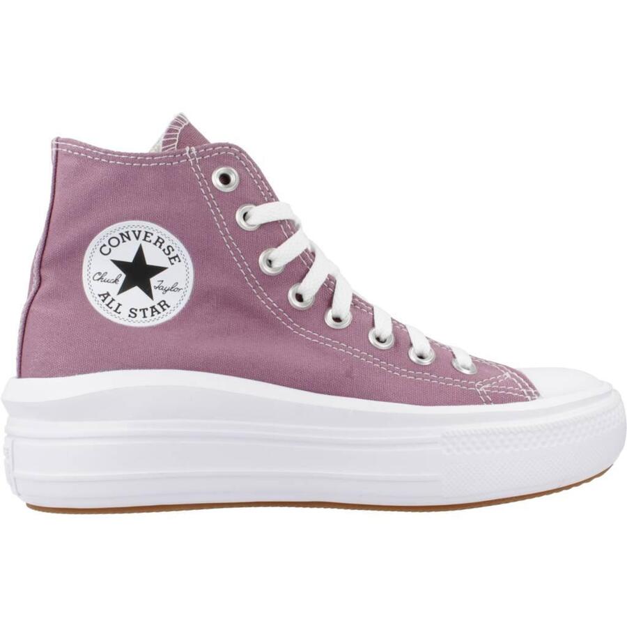 Кеды Converse модель Chuck Taylor All Star Move Hi цвет фиолетовый — фото 4
