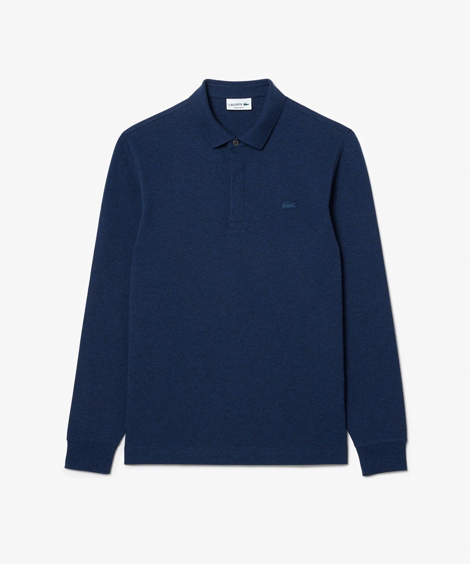 Рубашка-поло с длинными рукавами и планкой спереди LACOSTE, Blue