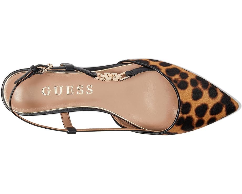 Балетки GUESS Franiely, цвет Brown Genuine Cow Leather — фото 2