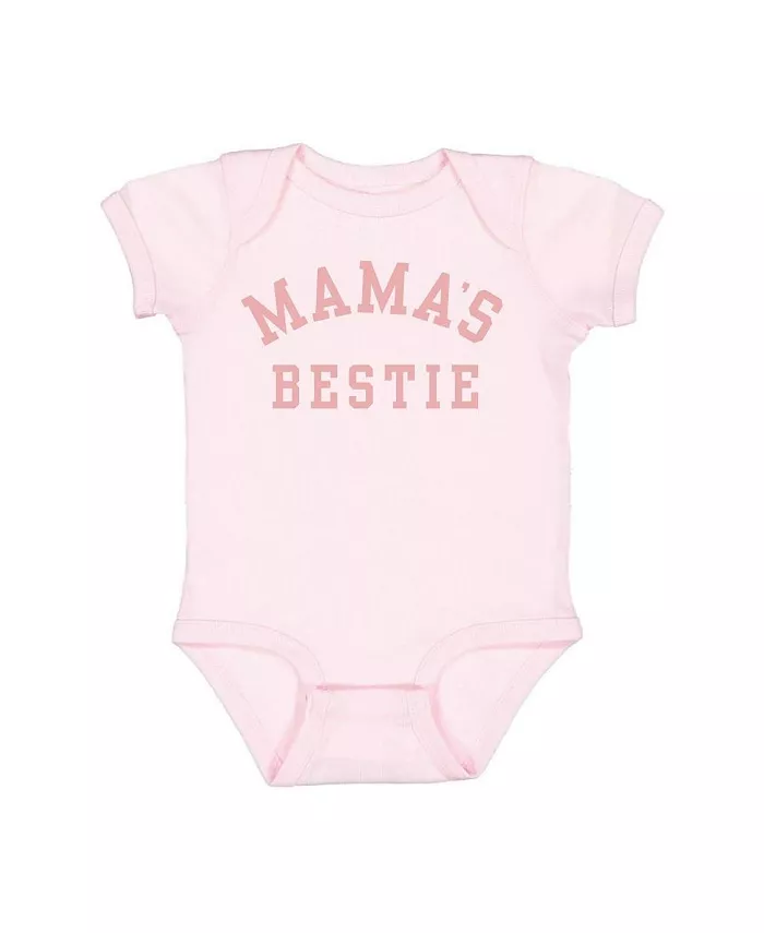 

Боди с коротким рукавом для девочек "Mama's Bestie" Sweet Wink, розовый