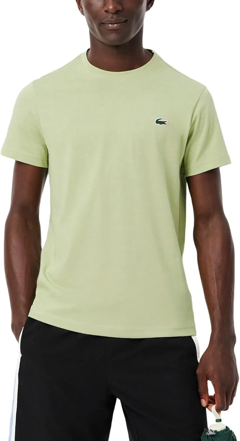 Футболка активная Lacoste, цвет Birch/Lamb's Lettuce