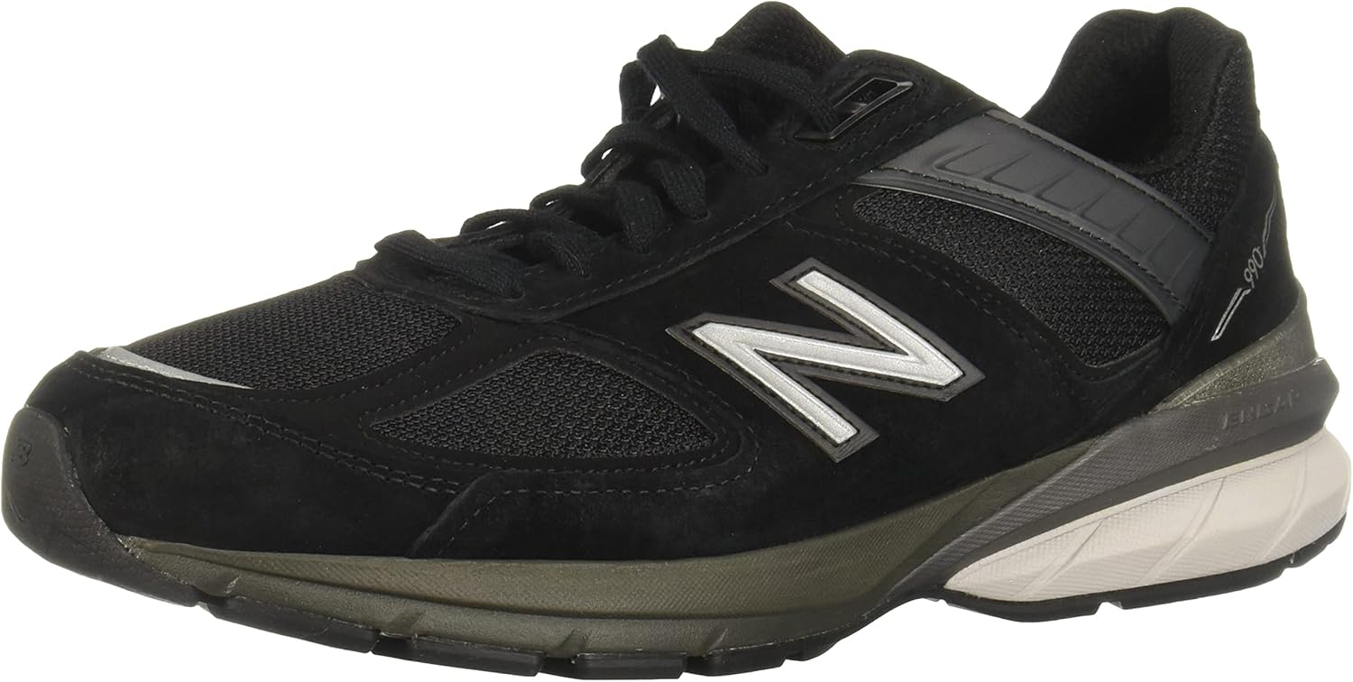 

Беговые кроссовки New Balance для мужчин 990 V5, черный/серебристый