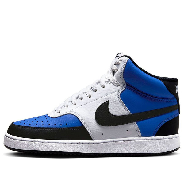 

Кроссовки court vision mid next nature 'game royal black' Nike, синий