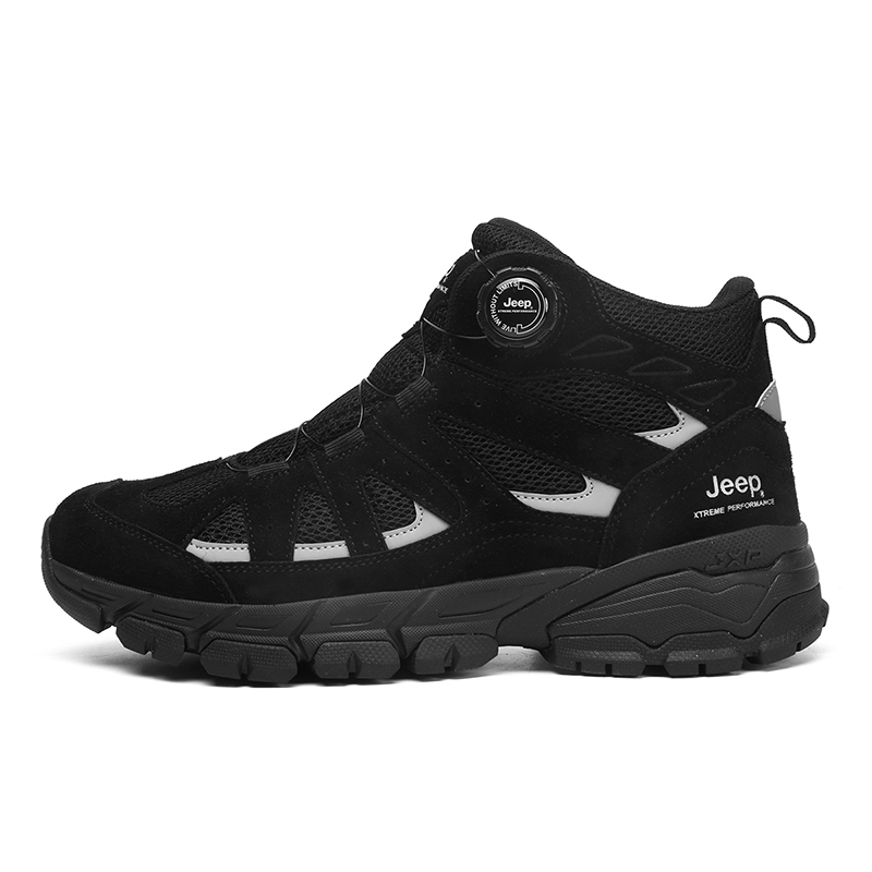 

Jeep Высокие мужские уличные ботинки Outdoor Shoes черные, цвет Black