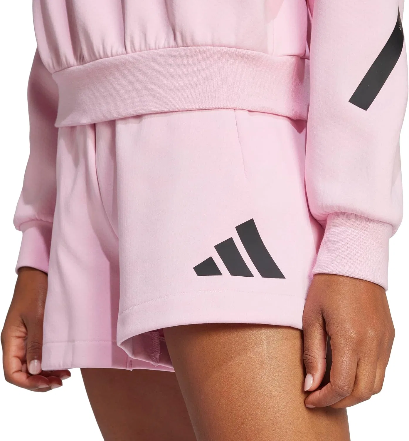 Шорты спортивные женские adidas, цвет True Pink — фото 3