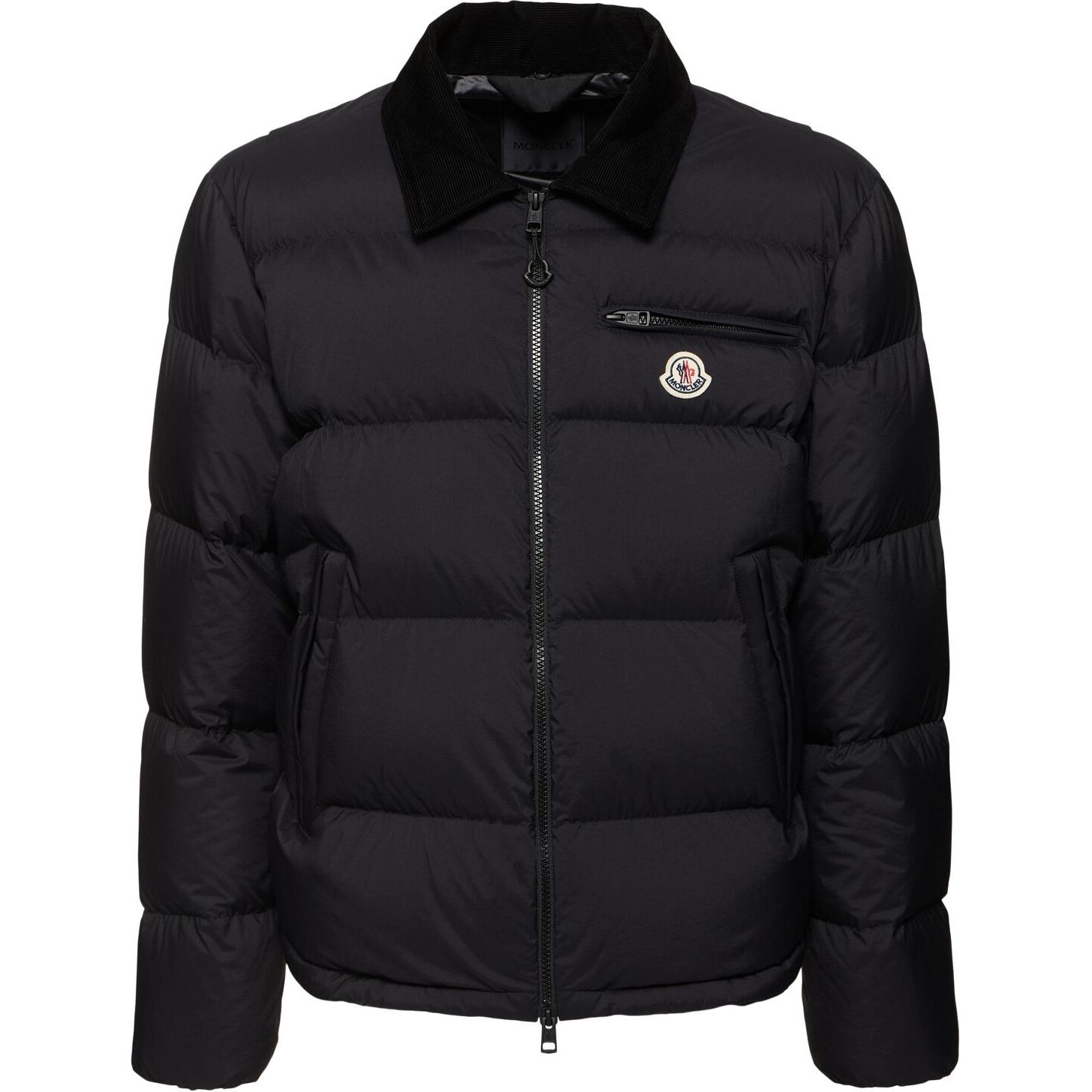 

Moncler Мужская черная куртка-пуховик FW24, Черный, Moncler Мужская черная куртка-пуховик FW24