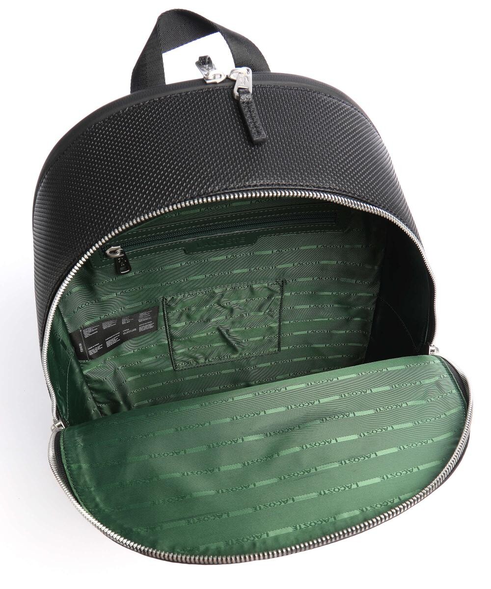 Рюкзак Lacoste Chantaco из тисненой воловьей кожи, черный — фото 4