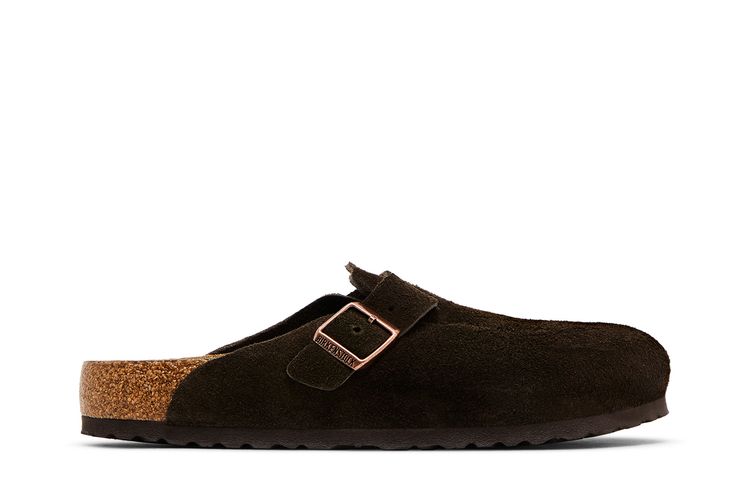 

Кроссовки Birkenstock Boston Soft Footbed Suede Mocha, коричневый