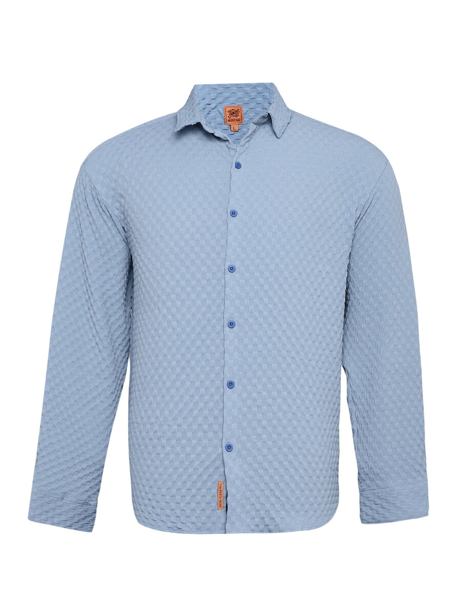 

Рубашка на пуговицах Comfort fit Campus Sutra Tess, небесно-голубой