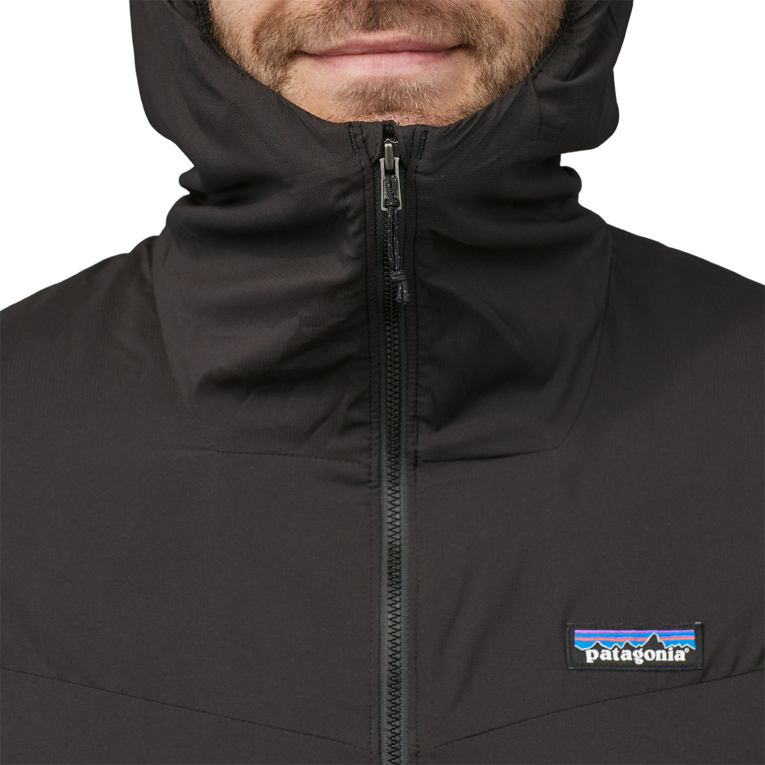 Мужская толстовка Nano-Air Light Hybrid Patagonia, Black — фото 4