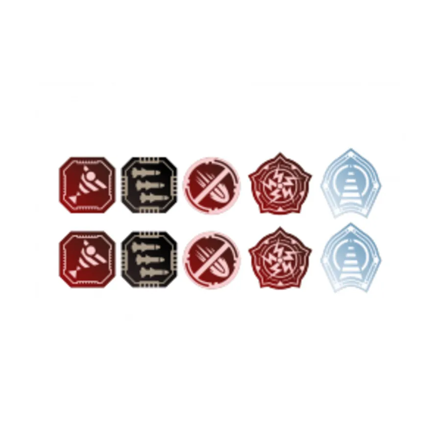 

Маркеры космических истребителей — специальные, Miniature Gaming Templates (Micro Art Studio)