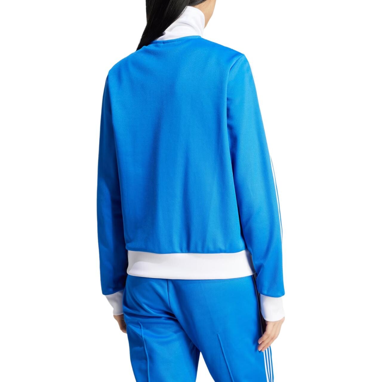 BECKENBAUER TRACK Толстовка женская синяя Adidas Originals — фото 2