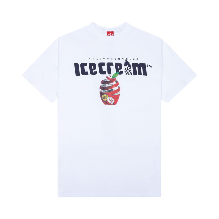 

Футболка с коротким рукавом Icecream Luger, белая, Белый, Футболка с коротким рукавом Icecream Luger, белая