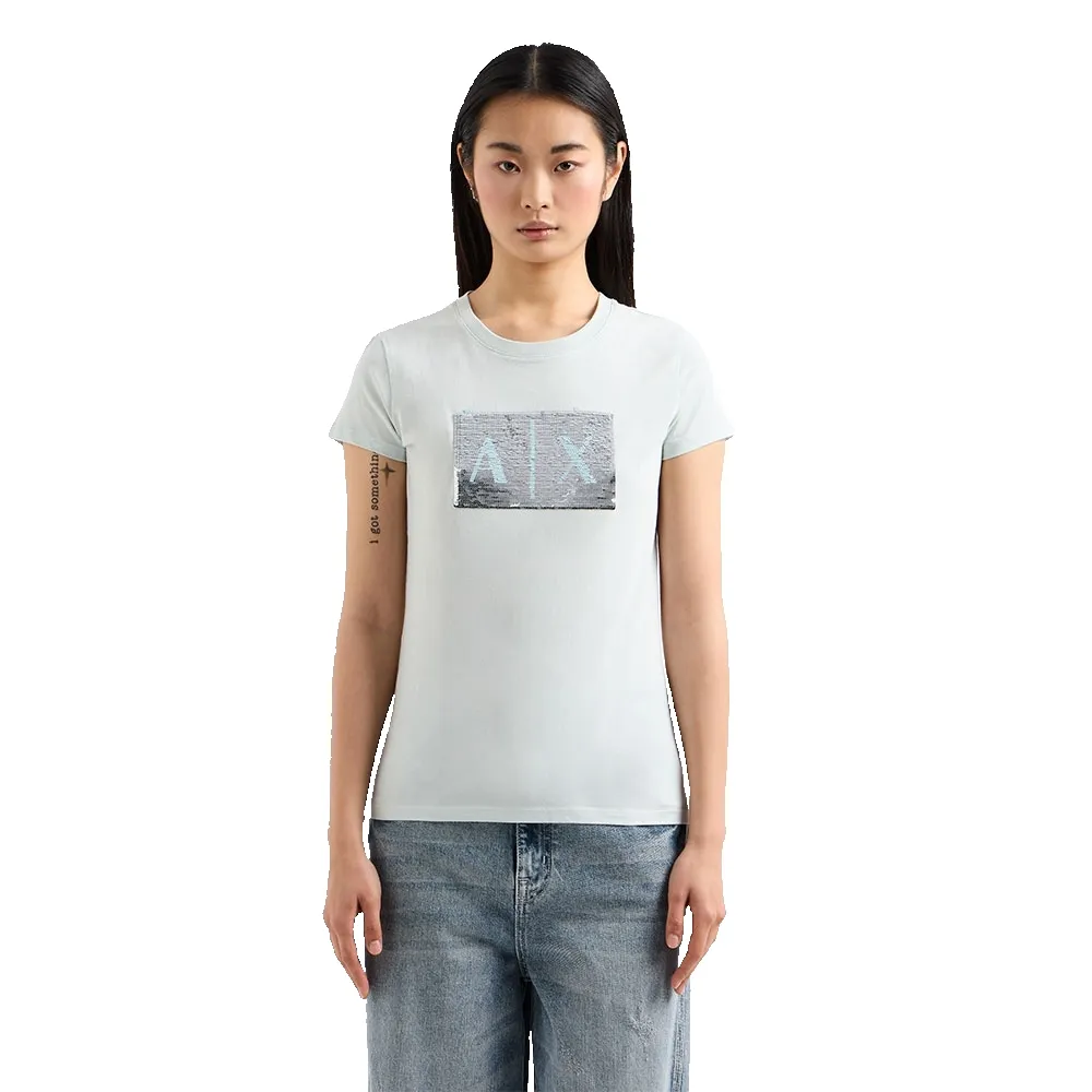 

Футболка с коротким рукавом Armani Exchange 8NYTDL_YJ73Z, белый