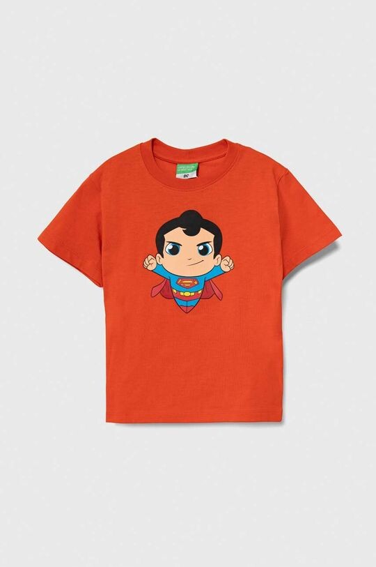 

United Colors of Benetton Детская хлопковая футболка, красный