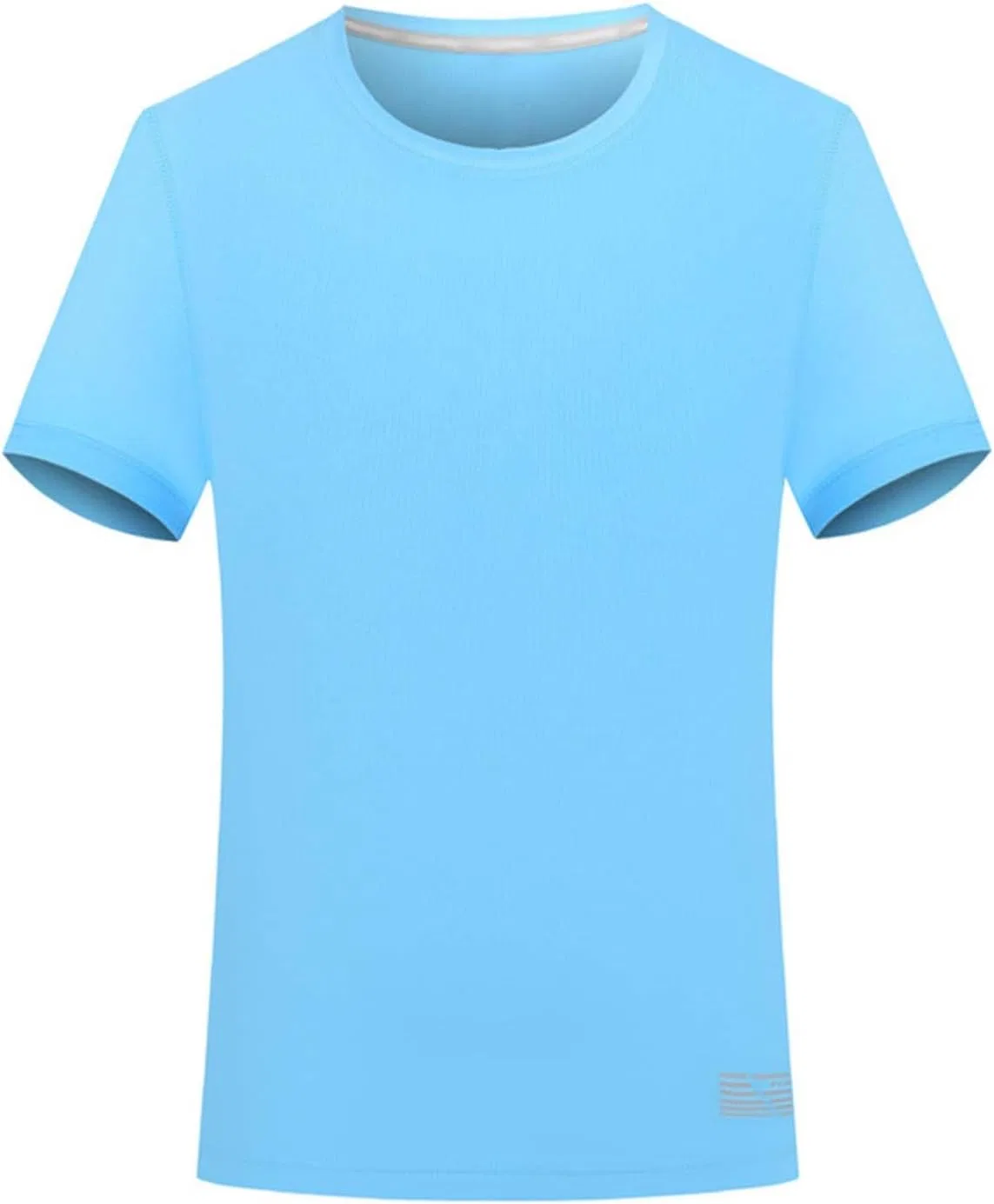 Футболка спортивная, быстросохнущая, Light Blue, размеры S-4XL — фото 4