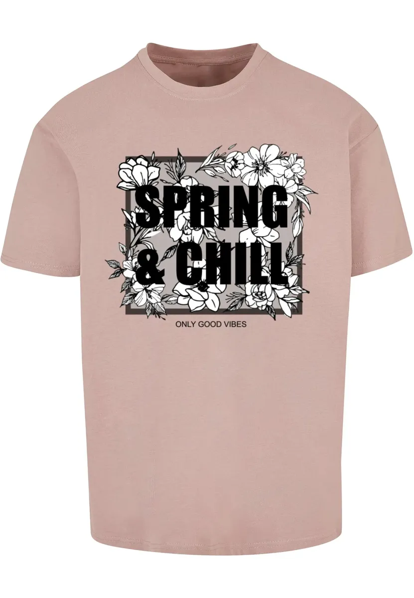 

Футболка Merchcode "Мужская футболка оверсайз Spring And Chill Heavy", цвет Duskrose