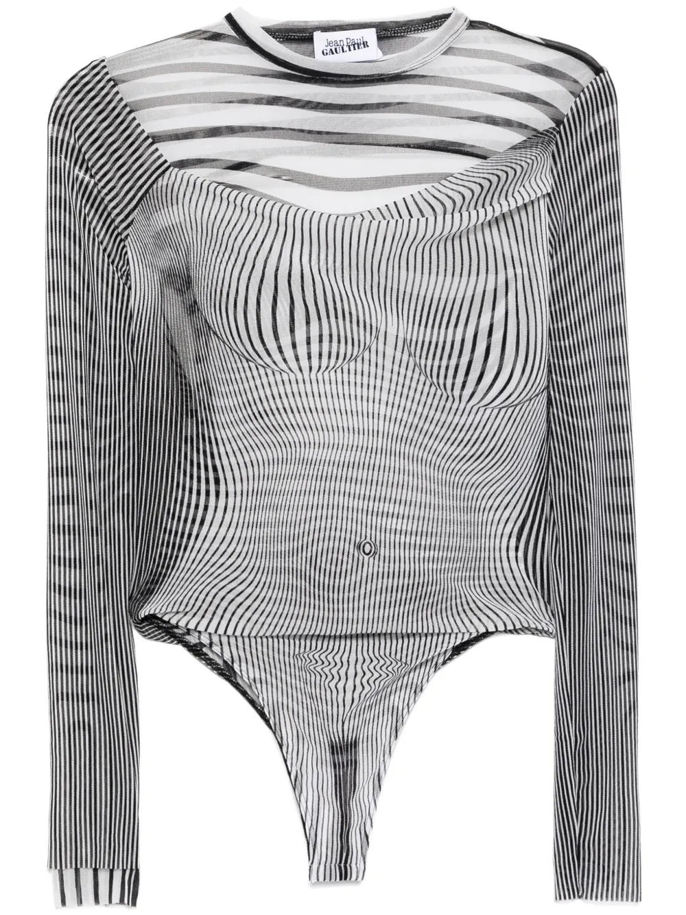 

Боди с драпировкой Jean Paul Gaultier, черный
