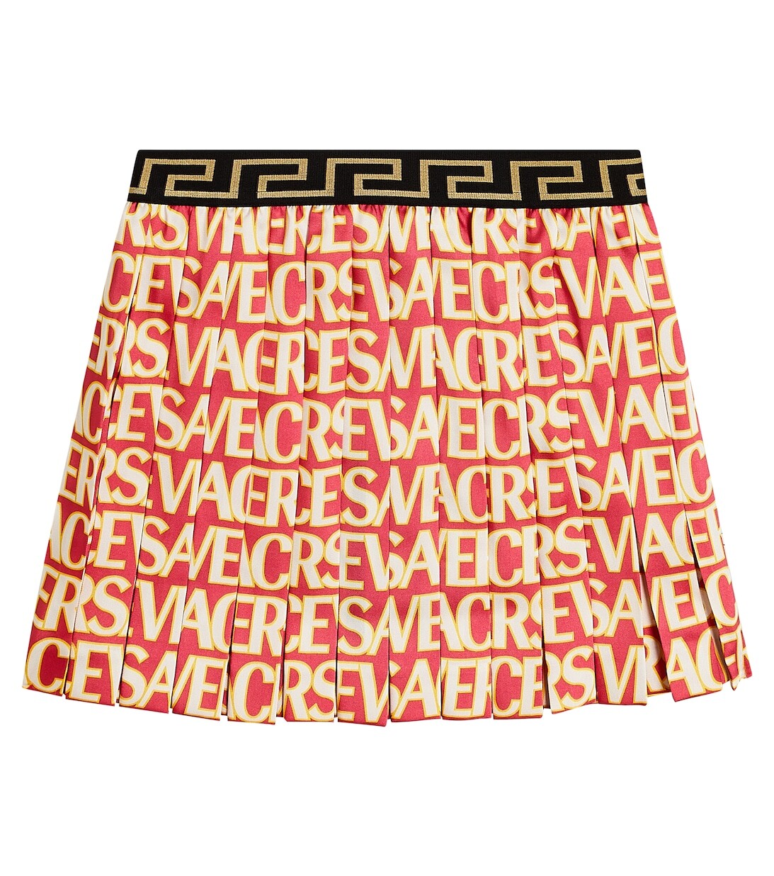 

Юбка Versace со складками Versace, разноцветный