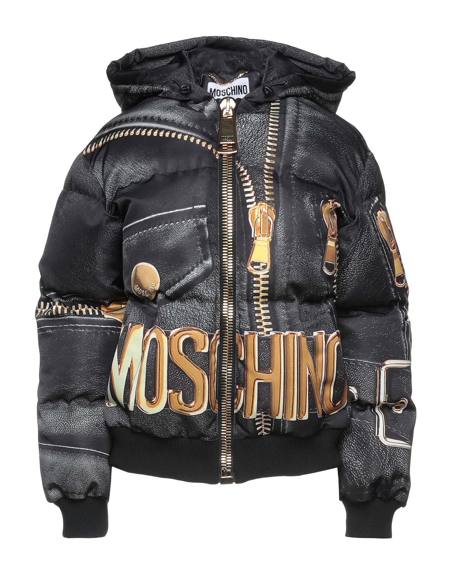 

Пуховик Moschino, черный