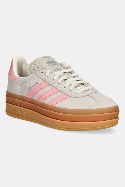 Кроссовки детские GAZELLE BOLD Adidas Originals, бежевый