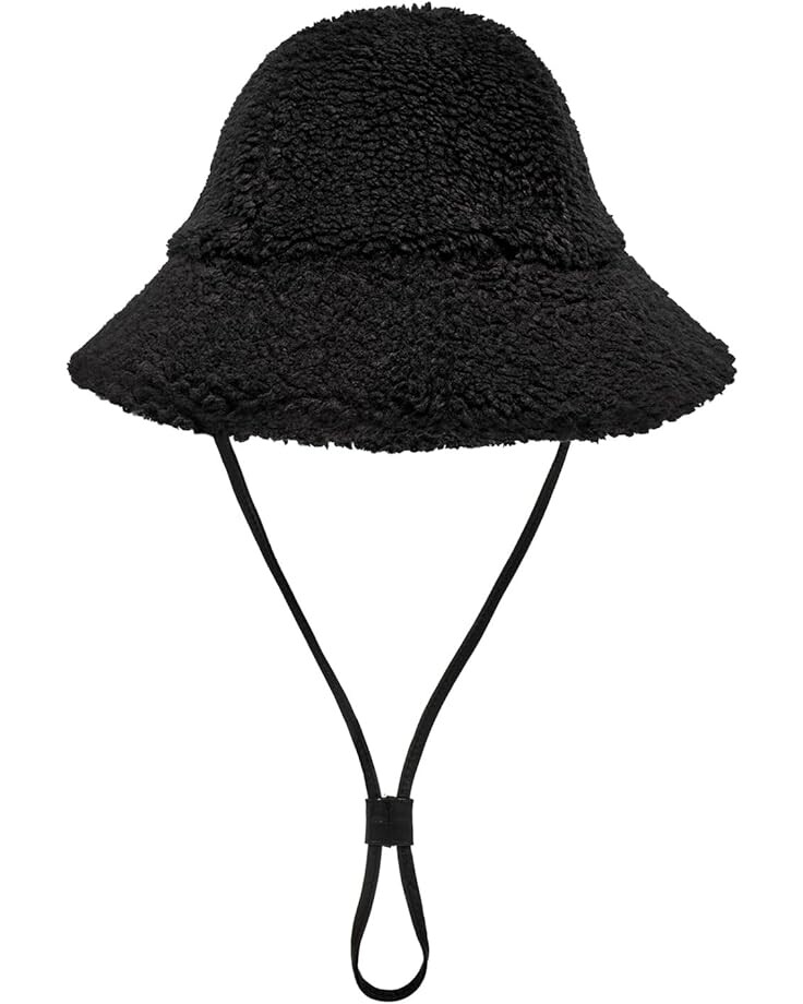 

Панама UGG Fluff Recycled Microfur Lined Bucket Hat, черный