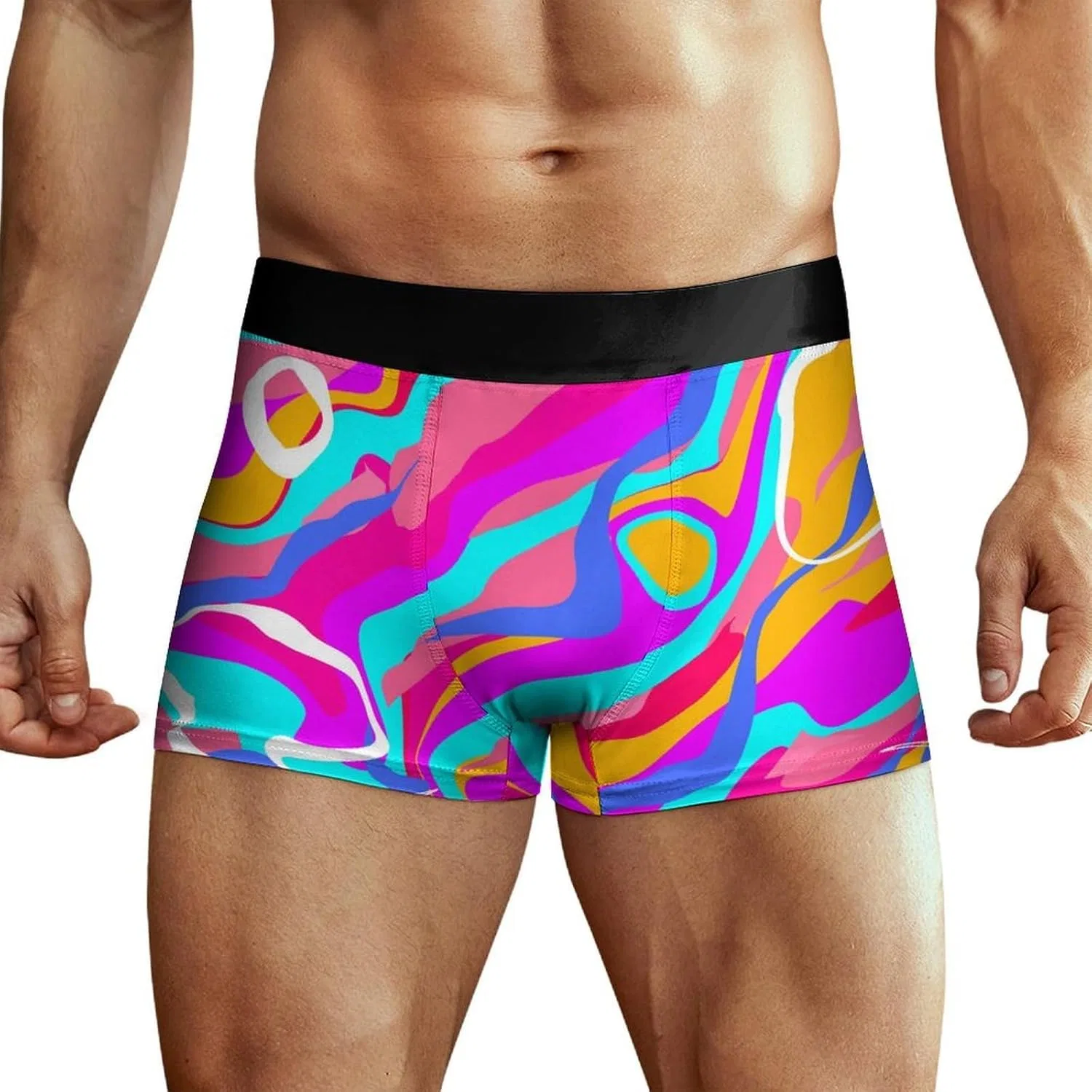 Боксеры, цветные, Boxer Briefs, Colorful-1