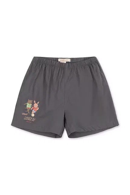 Шорты хлопковые Harvey Shorts Konges Sløjd, серый