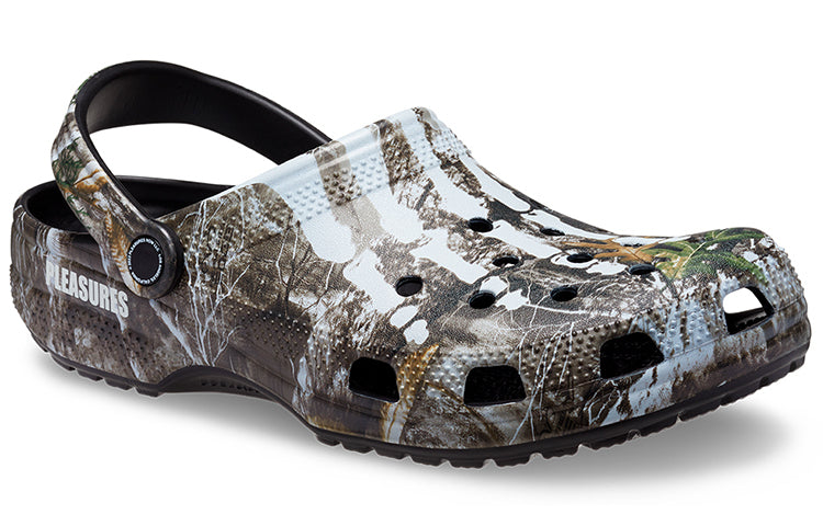 Шлепанцы Crocs Pleasures x Realtree x Classic Clog 'Skeleton - Edge Camo', зеленый — фото 4