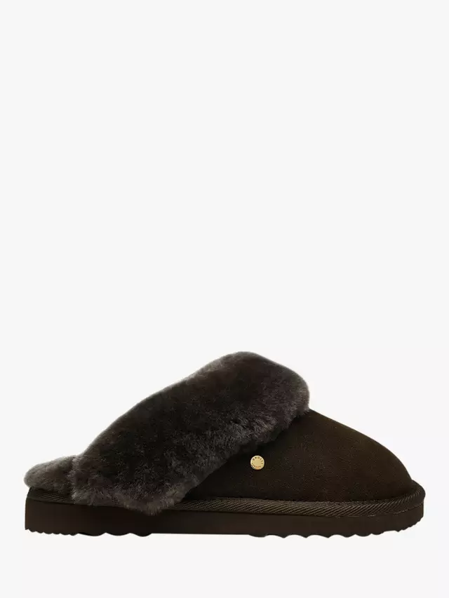 

Тапочки Radley Maple Lane Suede Shearling Cuff, цвет chocolate