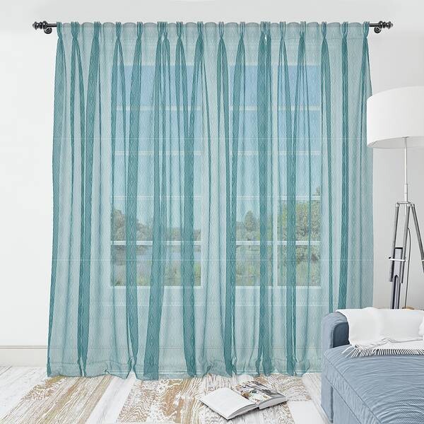 

Штора Abakuhaus Abstrakt 2 шт, 274x135x0,5 см цвет petrol blau
