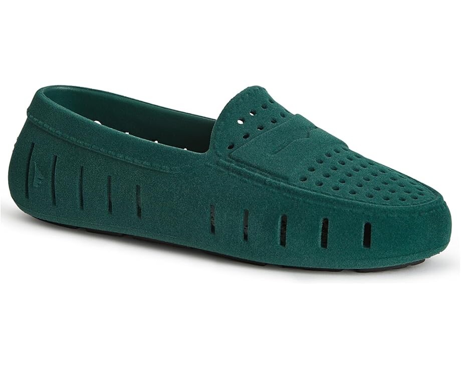 Лоферы Floafers Posh Driver Faux Suede, цвет Emerald Vegan Suede