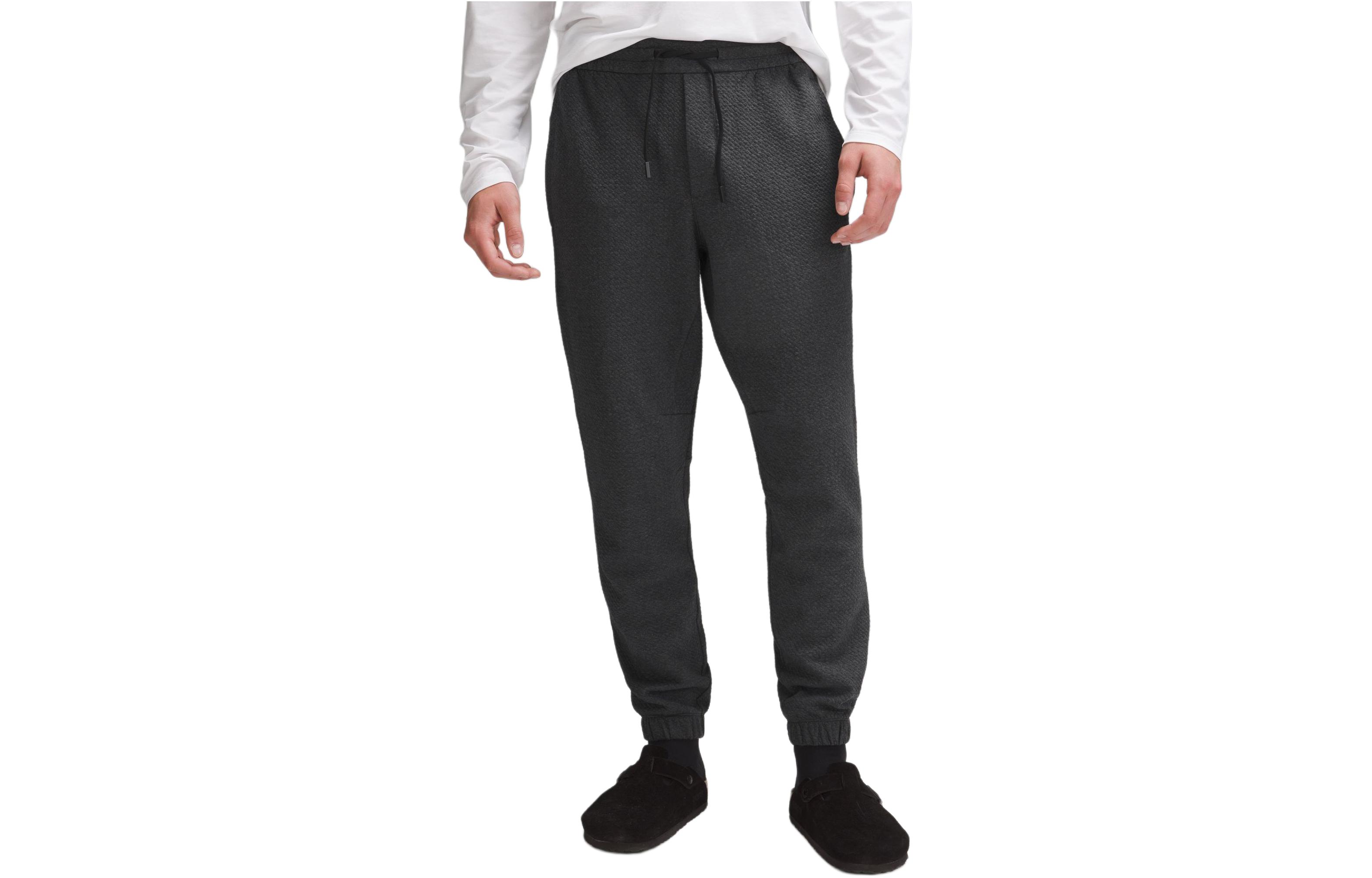 

Трикотажные спортивные штаны мужские Lululemon, черный