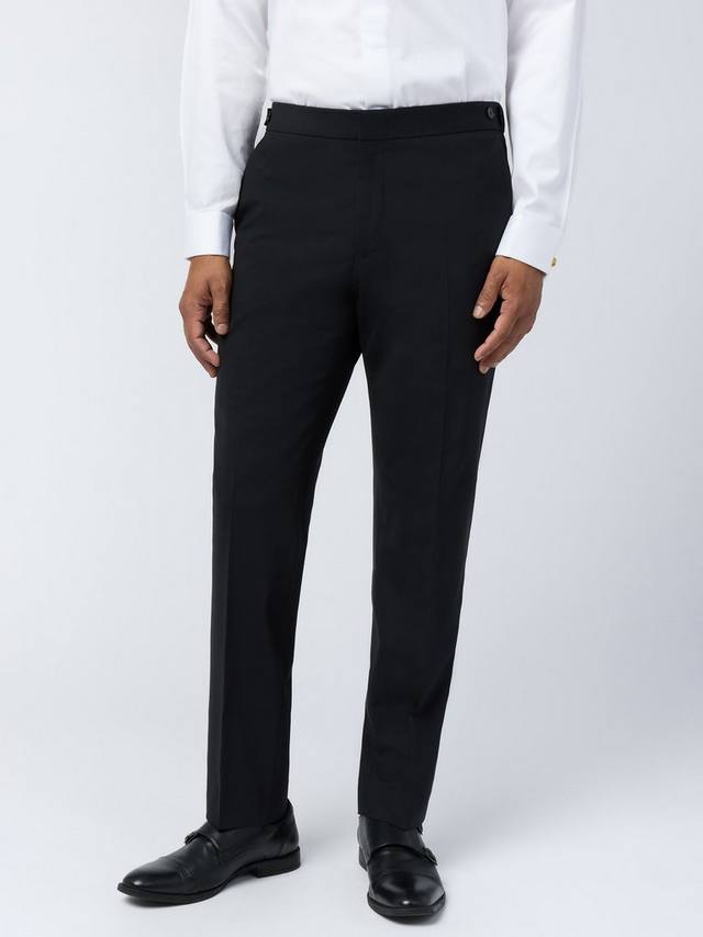 

Promi Wool Blend Slim Tuxedo брюки Ted Baker, Black