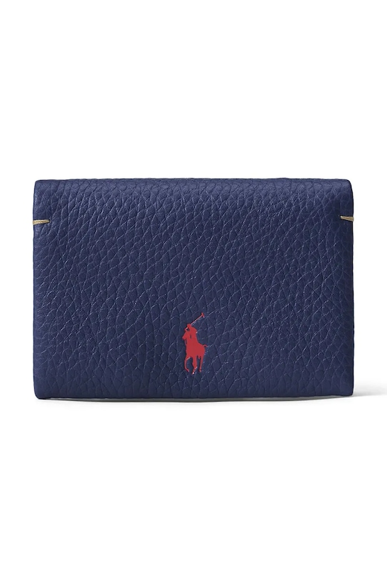 

Кожаный кошелек Polo Ralph Lauren, темно-синий