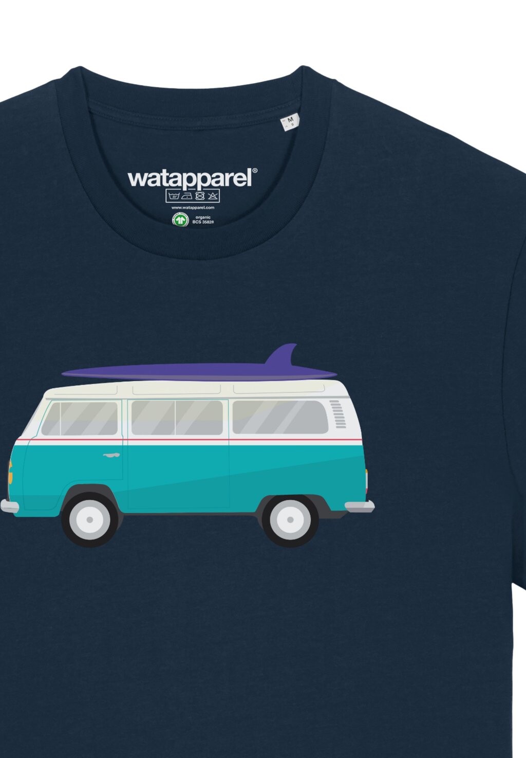 

Футболка с принтом CALIFORNIA DREAM watapparel, темно-синий