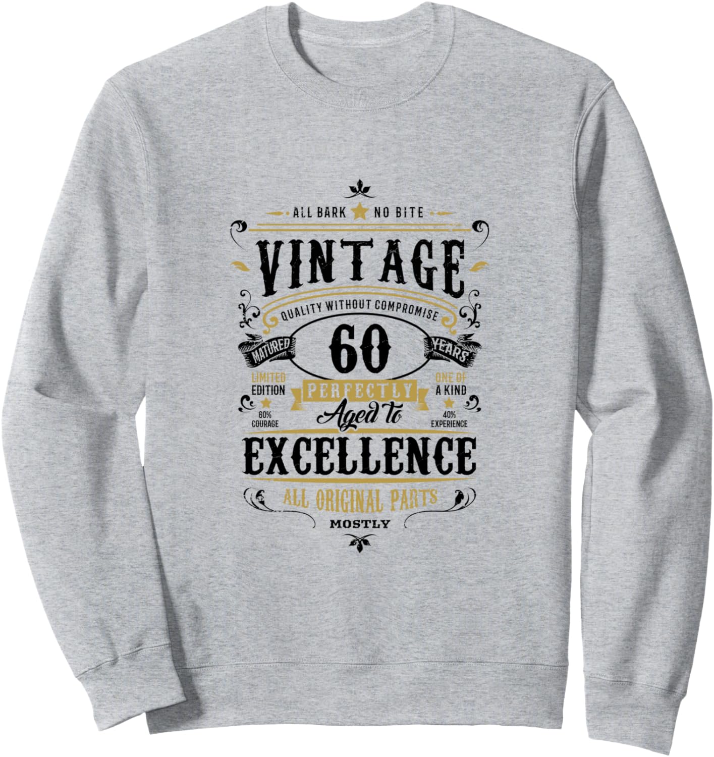 

Ретро-подарок бабушке на 60-летие: толстовка 1962 года 60Th Birthday Gift For Her Grandma Mom Age 60, серый