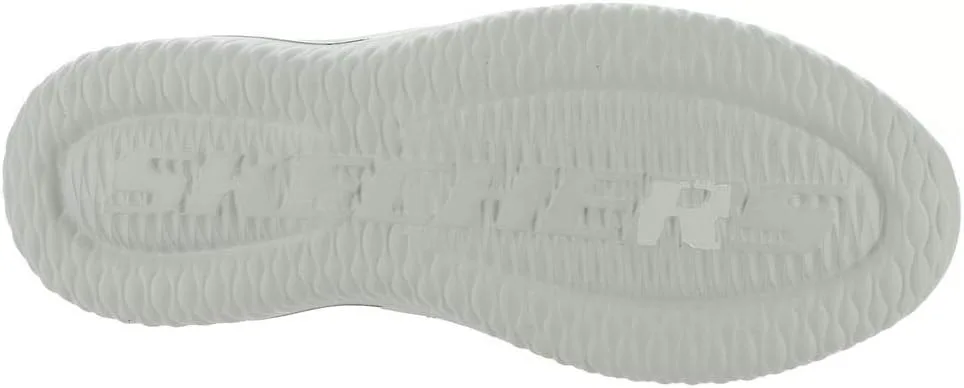 Мужские походные кроссовки Skechers с вязаным верхом и шнуровкой на резинке, черный/серый — фото 4