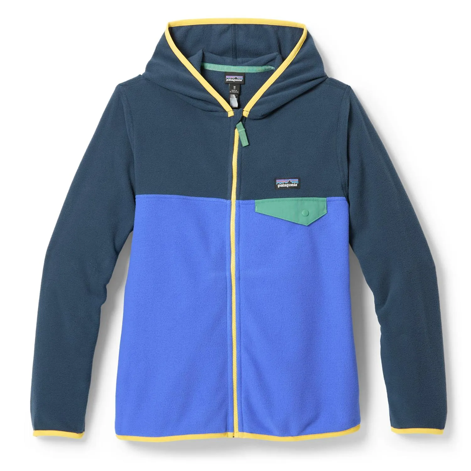 

Детская флисовая куртка Micro D Snap-T Patagonia, Eddy Blue