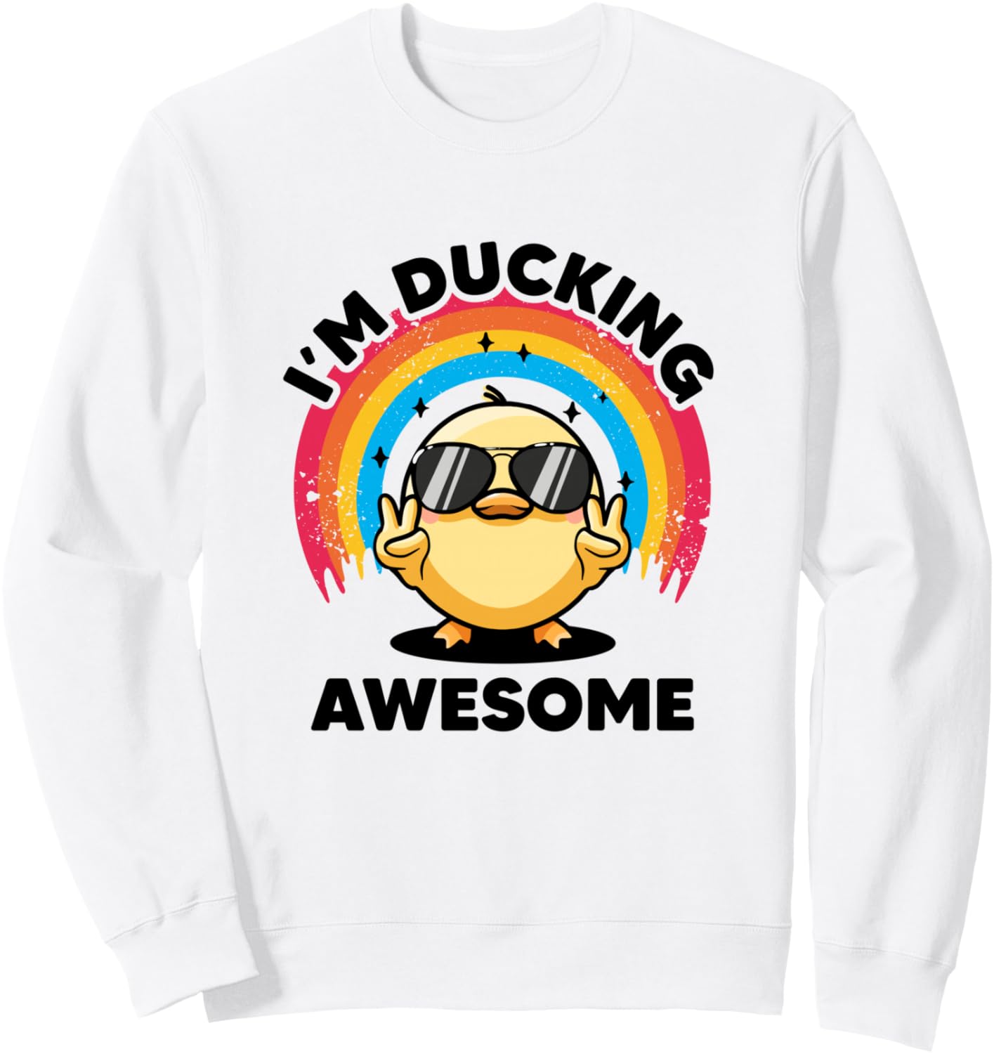 

Я чертовски крут! Я люблю уток! Забавная толстовка с резиновой уточкой для любителей уток I'M Ducking Awesome Cute Duck Rubber Ducky Lover, белый