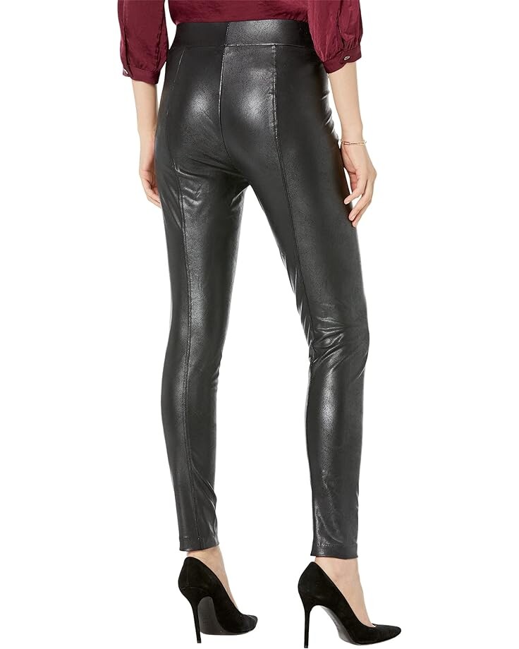 

Брюки Vince Camuto Leather Coated Ponte Leggings, цвет Rich Black