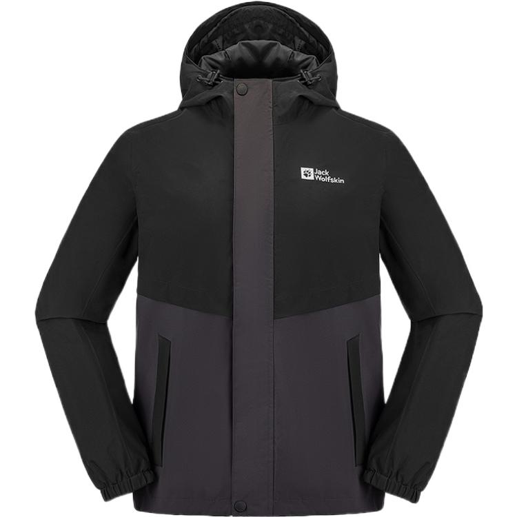 

JACK WOLFSKIN Ветровка мужская, Dark Gray/Black/6369