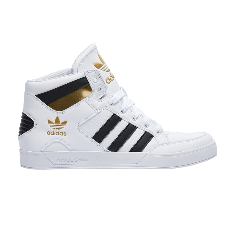 

Кроссовки Hard Court High 'White Black Gold', белый