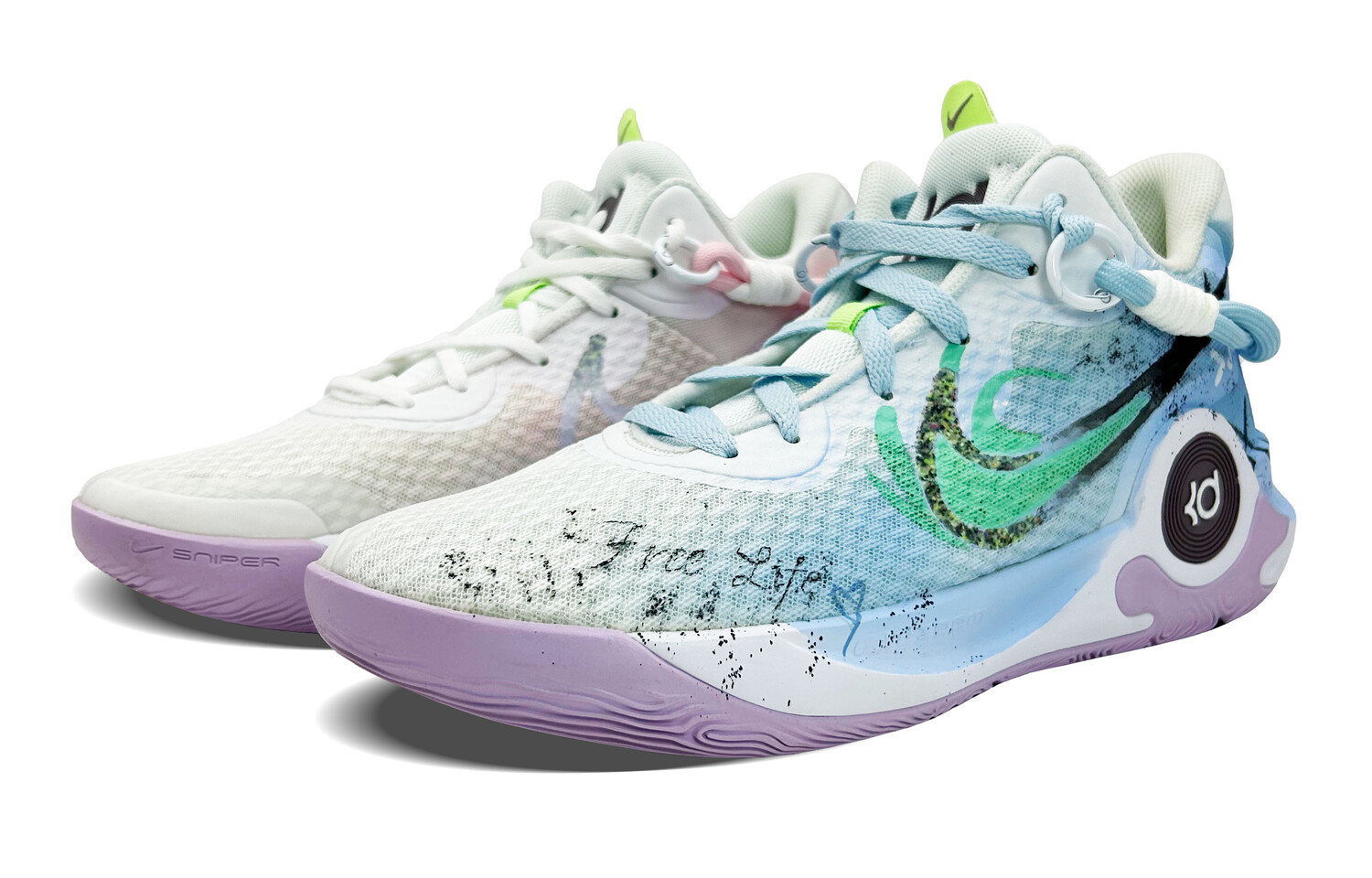 

Баскетбольные кроссовки KD Trey 5 IX Vintage унисекс средней высоты, синий/розовый Nike