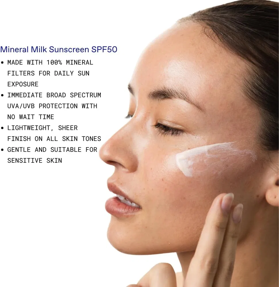 Солнцезащитный крем для лица KORRES Greek Yoghurt Mineral Milk Fluid SPF 50, 40 мл Kores — фото 2