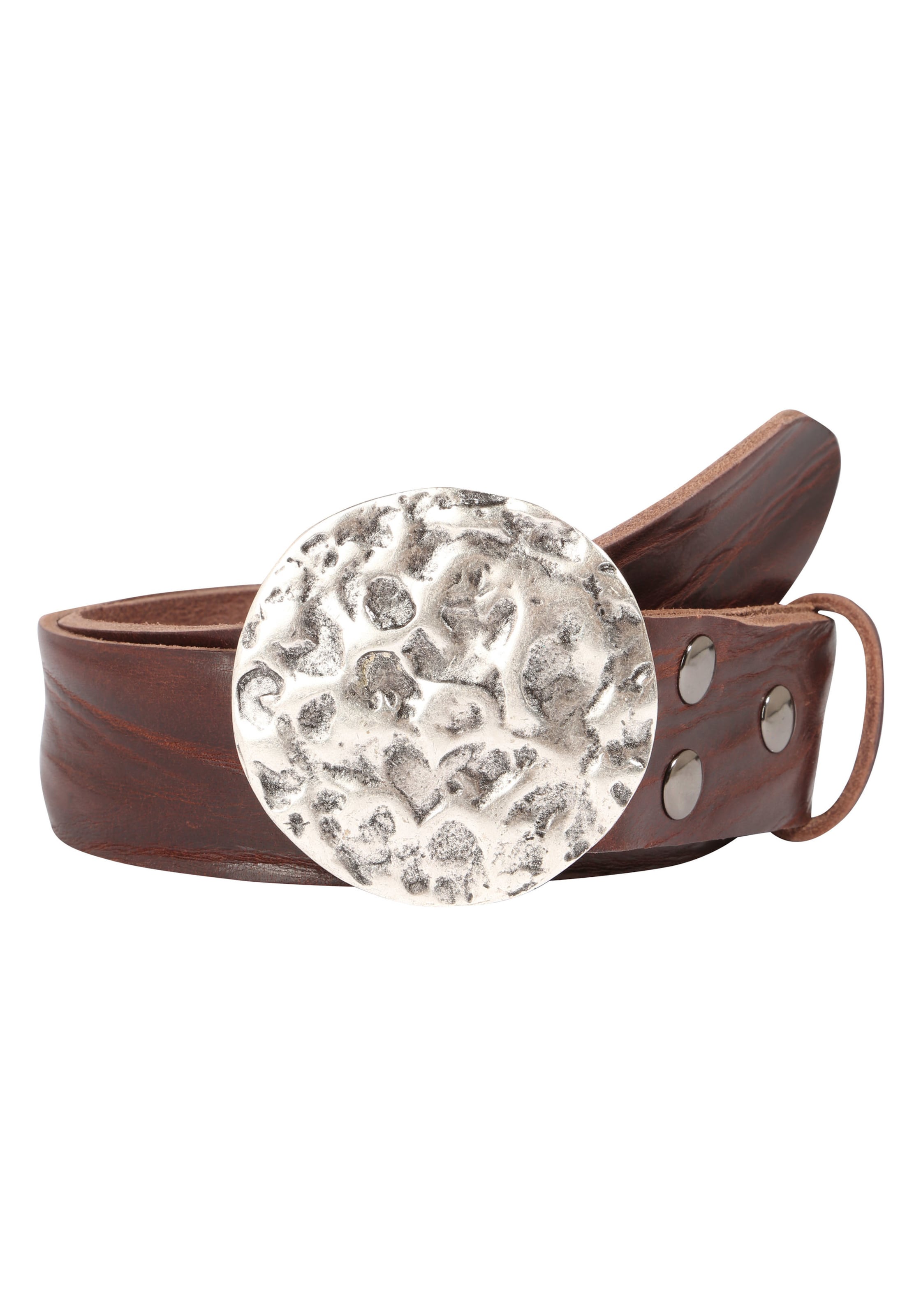 

RETTUNGSRING by showroom 019° Ремень 'Masterlux' в коричневом цвете