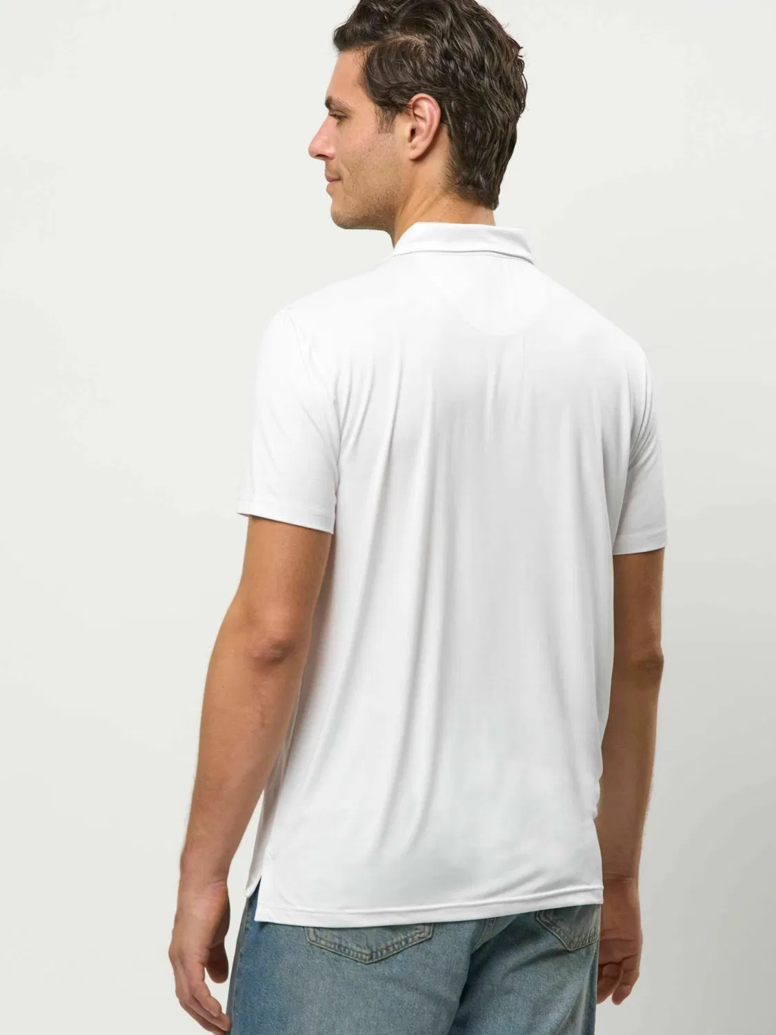 Удобная рубашка на пуговицах ' UMClark ' U.S. Polo Assn., White — фото 4